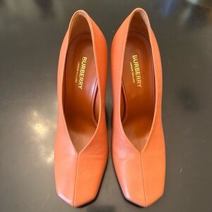 Burberry Women's Vibrant “Dark Amber” Heels